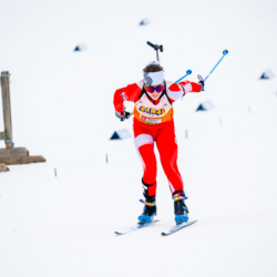 Samse National Tour n°4,MÉRIBEL, FRANCE - JANUARY 18: FONTAINE THEMICE of FRA January 18, 2026 in Méribel, France. (Photo by Rodriguez Alexis / @Aleiks_photo)