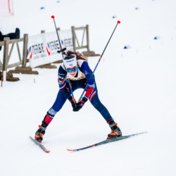 Samse National Tour n°4,MÉRIBEL, FRANCE - JANUARY 18: BUGEAUD LOLA of FRA January 18, 2026 in Méribel, France. (Photo by Rodriguez Alexis / @Aleiks_photo)