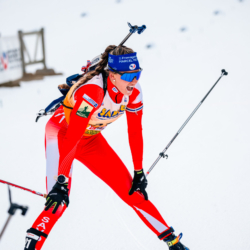Samse National Tour n°4,MÉRIBEL, FRANCE - JANUARY 18: JEANNIER LEONIE of FRA January 18, 2026 in Méribel, France. (Photo by Rodriguez Alexis / @Aleiks_photo)