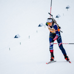 Samse National Tour n°4,MÉRIBEL, FRANCE - JANUARY 18: ROGUET LOUISE of FRA January 18, 2026 in Méribel, France. (Photo by Rodriguez Alexis / @Aleiks_photo)