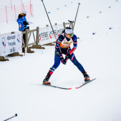 Samse National Tour n°4,MÉRIBEL, FRANCE - JANUARY 18: ROGUET LOUISE of FRA January 18, 2026 in Méribel, France. (Photo by Rodriguez Alexis / @Aleiks_photo)