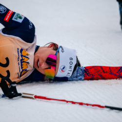 Samse National Tour n°4,MÉRIBEL, FRANCE - JANUARY 18: ROGUET LOUISE of FRA January 18, 2026 in Méribel, France. (Photo by Rodriguez Alexis / @Aleiks_photo)