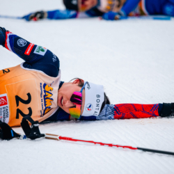 Samse National Tour n°4,MÉRIBEL, FRANCE - JANUARY 18: ROGUET LOUISE of FRA January 18, 2026 in Méribel, France. (Photo by Rodriguez Alexis / @Aleiks_photo)