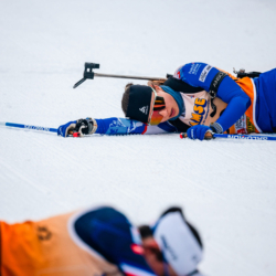Samse National Tour n°4,MÉRIBEL, FRANCE - JANUARY 18: ACHOUI MAELLE of FRA January 18, 2026 in Méribel, France. (Photo by Rodriguez Alexis / @Aleiks_photo)