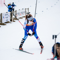 Samse National Tour n°4,MÉRIBEL, FRANCE - JANUARY 18: OLIVA JULIETTE of FRA January 18, 2026 in Méribel, France. (Photo by Rodriguez Alexis / @Aleiks_photo)