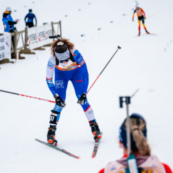 Samse National Tour n°4,MÉRIBEL, FRANCE - JANUARY 18: OLIVA JULIETTE of FRA January 18, 2026 in Méribel, France. (Photo by Rodriguez Alexis / @Aleiks_photo)