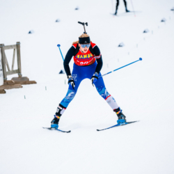 Samse National Tour n°4,MÉRIBEL, FRANCE - JANUARY 18: OUVRIER-BUFFET ROMANE of FRA January 18, 2026 in Méribel, France. (Photo by Rodriguez Alexis / @Aleiks_photo)