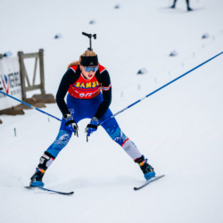 Samse National Tour n°4,MÉRIBEL, FRANCE - JANUARY 18: OUVRIER-BUFFET ROMANE of FRA January 18, 2026 in Méribel, France. (Photo by Rodriguez Alexis / @Aleiks_photo)