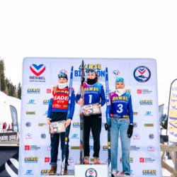 Samse National Tour n°4,MÉRIBEL, FRANCE - JANUARY 18: OUVRIER-BUFFET ROMANE of FRA, OLIVA JULIETTE of FRA and OUVRIER-BUFFET ADELE of FRA January 18, 2026 in Méribel, France. (Photo by Rodriguez Alexis / @Aleiks_photo)