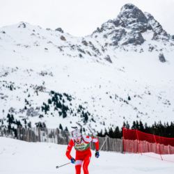 Samse National Tour n°4,MÉRIBEL, FRANCE - JANUARY 18: LAIN? MATHIS of FRA January 18, 2026 in Méribel, France. (Photo by Rodriguez Alexis / @Aleiks_photo)
