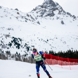 Samse National Tour n°4,MÉRIBEL, FRANCE - JANUARY 18: GUY FLAVIO of FRA January 18, 2026 in Méribel, France. (Photo by Rodriguez Alexis / @Aleiks_photo)