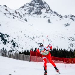 Samse National Tour n°4,MÉRIBEL, FRANCE - JANUARY 18: PEAQUIN NATHANAEL of FRA January 18, 2026 in Méribel, France. (Photo by Rodriguez Alexis / @Aleiks_photo)