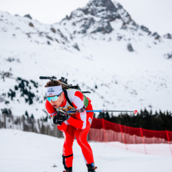 Samse National Tour n°4,MÉRIBEL, FRANCE - JANUARY 18: PEAQUIN NATHANAEL of FRA January 18, 2026 in Méribel, France. (Photo by Rodriguez Alexis / @Aleiks_photo)