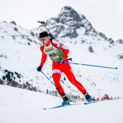 Samse National Tour n°4,MÉRIBEL, FRANCE - JANUARY 18: KEMBELLEC LILIAN of FRA January 18, 2026 in Méribel, France. (Photo by Rodriguez Alexis / @Aleiks_photo)