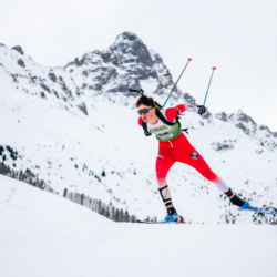 Samse National Tour n°4,MÉRIBEL, FRANCE - JANUARY 18: LAINE VICTOR of FRA January 18, 2026 in Méribel, France. (Photo by Rodriguez Alexis / @Aleiks_photo)