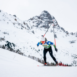 Samse National Tour n°4,MÉRIBEL, FRANCE - JANUARY 18: CAVIGLIA QUENTIN of FRA January 18, 2026 in Méribel, France. (Photo by Rodriguez Alexis / @Aleiks_photo)