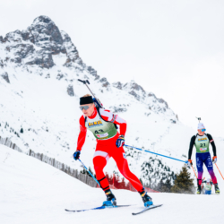 Samse National Tour n°4,MÉRIBEL, FRANCE - JANUARY 18: KEMBELLEC LILIAN of FRA January 18, 2026 in Méribel, France. (Photo by Rodriguez Alexis / @Aleiks_photo)