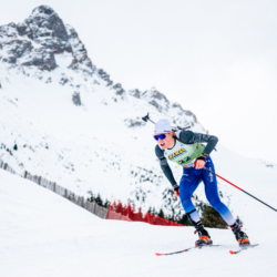 Samse National Tour n°4,MÉRIBEL, FRANCE - JANUARY 18: LEURS LILIAN of FRA January 18, 2026 in Méribel, France. (Photo by Rodriguez Alexis / @Aleiks_photo)