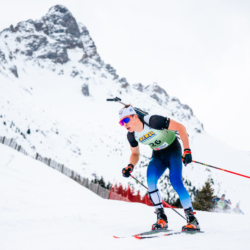 Samse National Tour n°4,MÉRIBEL, FRANCE - JANUARY 18: DHENAIN RAPHAEL of FRA January 18, 2026 in Méribel, France. (Photo by Rodriguez Alexis / @Aleiks_photo)