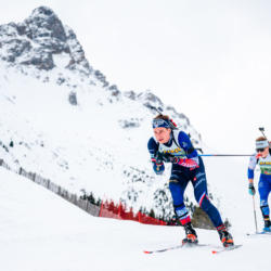 Samse National Tour n°4,MÉRIBEL, FRANCE - JANUARY 18: GENY EDGAR of FRA January 18, 2026 in Méribel, France. (Photo by Rodriguez Alexis / @Aleiks_photo)