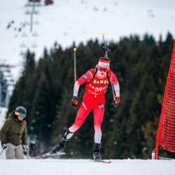 Samse National Tour n°4,MÉRIBEL, FRANCE - JANUARY 18: MADELENAT NANS of FRA January 18, 2026 in Méribel, France. (Photo by Rodriguez Alexis / @Aleiks_photo)