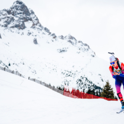 Samse National Tour n°4,MÉRIBEL, FRANCE - JANUARY 18: LARGER LOIS of FRA January 18, 2026 in Méribel, France. (Photo by Rodriguez Alexis / @Aleiks_photo)