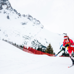 Samse National Tour n°4,MÉRIBEL, FRANCE - JANUARY 18: MADELENAT NANS of FRA January 18, 2026 in Méribel, France. (Photo by Rodriguez Alexis / @Aleiks_photo)