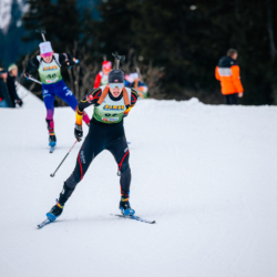 Samse National Tour n°4,MÉRIBEL, FRANCE - JANUARY 18: VINAY GASPARD of FRA January 18, 2026 in Méribel, France. (Photo by Rodriguez Alexis / @Aleiks_photo)