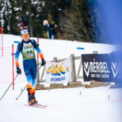 Samse National Tour n°4,MÉRIBEL, FRANCE - JANUARY 18: ROCHEGUDE-RIBOT NOE of FRA January 18, 2026 in Méribel, France. (Photo by Rodriguez Alexis / @Aleiks_photo)
