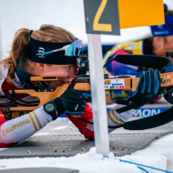Samse National Tour n°4,MÉRIBEL, FRANCE - JANUARY 18: DAUTHEVILLE JEANNE of FRA January 18, 2026 in Méribel, France. (Photo by Rodriguez Alexis / @Aleiks_photo)