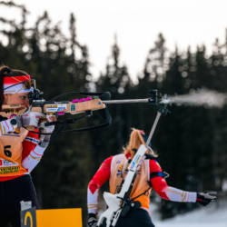 Samse National Tour n°4,MÉRIBEL, FRANCE - JANUARY 18: PIC CALINE of FRA January 18, 2026 in Méribel, France. (Photo by Rodriguez Alexis / @Aleiks_photo)