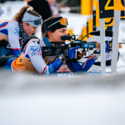 Samse National Tour n°4,MÉRIBEL, FRANCE - JANUARY 18: ACHOUI MAELLE of FRA January 18, 2026 in Méribel, France. (Photo by Rodriguez Alexis / @Aleiks_photo)
