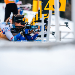 Samse National Tour n°4,MÉRIBEL, FRANCE - JANUARY 18: ACHOUI MAELLE of FRA January 18, 2026 in Méribel, France. (Photo by Rodriguez Alexis / @Aleiks_photo)