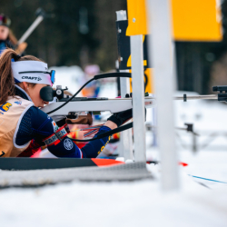 Samse National Tour n°4,MÉRIBEL, FRANCE - JANUARY 18: BUGEAUD LOLA of FRA January 18, 2026 in Méribel, France. (Photo by Rodriguez Alexis / @Aleiks_photo)