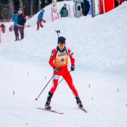 Samse National Tour n°5,LES CONTAMINES, FRANCE - JANUARY 25: ALEXIS FINE of FRA January 25, 2026 in Les Contamines, France. (Photo by Rodriguez Alexis / @Aleiks_photo)