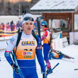 Samse National Tour n°5,LES CONTAMINES, FRANCE - JANUARY 25: AUGUSTE CRUZ of FRA January 25, 2026 in Les Contamines, France. (Photo by Rodriguez Alexis / @Aleiks_photo)