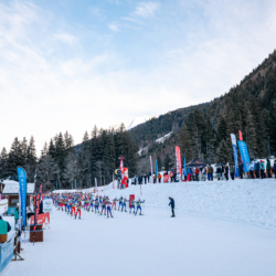 Samse National Tour n°5,LES CONTAMINES, FRANCE - JANUARY 25: STADIUM January 25, 2026 in Les Contamines, France. (Photo by Rodriguez Alexis / @Aleiks_photo)