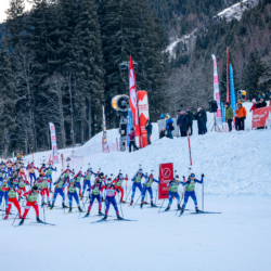 Samse National Tour n°5,LES CONTAMINES, FRANCE - JANUARY 25: STADIUM January 25, 2026 in Les Contamines, France. (Photo by Rodriguez Alexis / @Aleiks_photo)