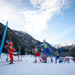 Samse National Tour n°5,LES CONTAMINES, FRANCE - JANUARY 25: LOUANE ADAM of FRA January 25, 2026 in Les Contamines, France. (Photo by Rodriguez Alexis / @Aleiks_photo)