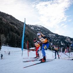 Samse National Tour n°5,LES CONTAMINES, FRANCE - JANUARY 25: AXELLE VIGNON of FRA January 25, 2026 in Les Contamines, France. (Photo by Rodriguez Alexis / @Aleiks_photo)
