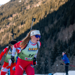 Samse National Tour n°5,LES CONTAMINES, FRANCE - JANUARY 25: CHLOE VERMEULEN of FRA January 25, 2026 in Les Contamines, France. (Photo by Rodriguez Alexis / @Aleiks_photo)