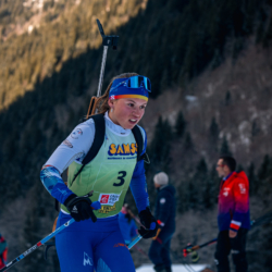 Samse National Tour n°5,LES CONTAMINES, FRANCE - JANUARY 25: GAIA RICHARD of FRA January 25, 2026 in Les Contamines, France. (Photo by Rodriguez Alexis / @Aleiks_photo)