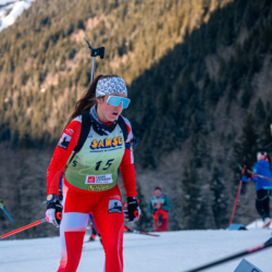 Samse National Tour n°5,LES CONTAMINES, FRANCE - JANUARY 25: PAULINE SGAROS ROHMER of FRA January 25, 2026 in Les Contamines, France. (Photo by Rodriguez Alexis / @Aleiks_photo)