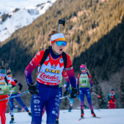 Samse National Tour n°5,LES CONTAMINES, FRANCE - JANUARY 25: NOEMIE PENALVERT of FRA January 25, 2026 in Les Contamines, France. (Photo by Rodriguez Alexis / @Aleiks_photo)