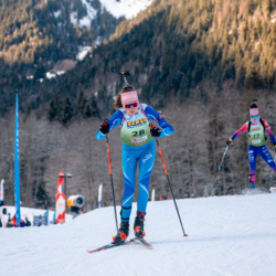 Samse National Tour n°5,LES CONTAMINES, FRANCE - JANUARY 25: CHARLOTTE MARCELAT of FRA January 25, 2026 in Les Contamines, France. (Photo by Rodriguez Alexis / @Aleiks_photo)