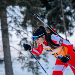 Samse National Tour n°5,LES CONTAMINES, FRANCE - JANUARY 25: ZOE BRAY of FRA January 25, 2026 in Les Contamines, France. (Photo by Rodriguez Alexis / @Aleiks_photo)