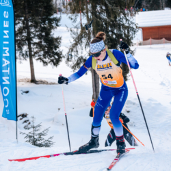 Samse National Tour n°5,LES CONTAMINES, FRANCE - JANUARY 25: LALY HABERT of FRA January 25, 2026 in Les Contamines, France. (Photo by Rodriguez Alexis / @Aleiks_photo)