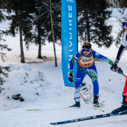 Samse National Tour n°5,LES CONTAMINES, FRANCE - JANUARY 25: LISE GRANDCLEMENT of FRA January 25, 2026 in Les Contamines, France. (Photo by Rodriguez Alexis / @Aleiks_photo)