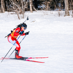 Samse National Tour n°5,LES CONTAMINES, FRANCE - JANUARY 25: ZOE BRAY of FRA January 25, 2026 in Les Contamines, France. (Photo by Rodriguez Alexis / @Aleiks_photo)