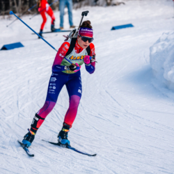 Samse National Tour n°5,LES CONTAMINES, FRANCE - JANUARY 25: MAYA PERREY of FRA January 25, 2026 in Les Contamines, France. (Photo by Rodriguez Alexis / @Aleiks_photo)